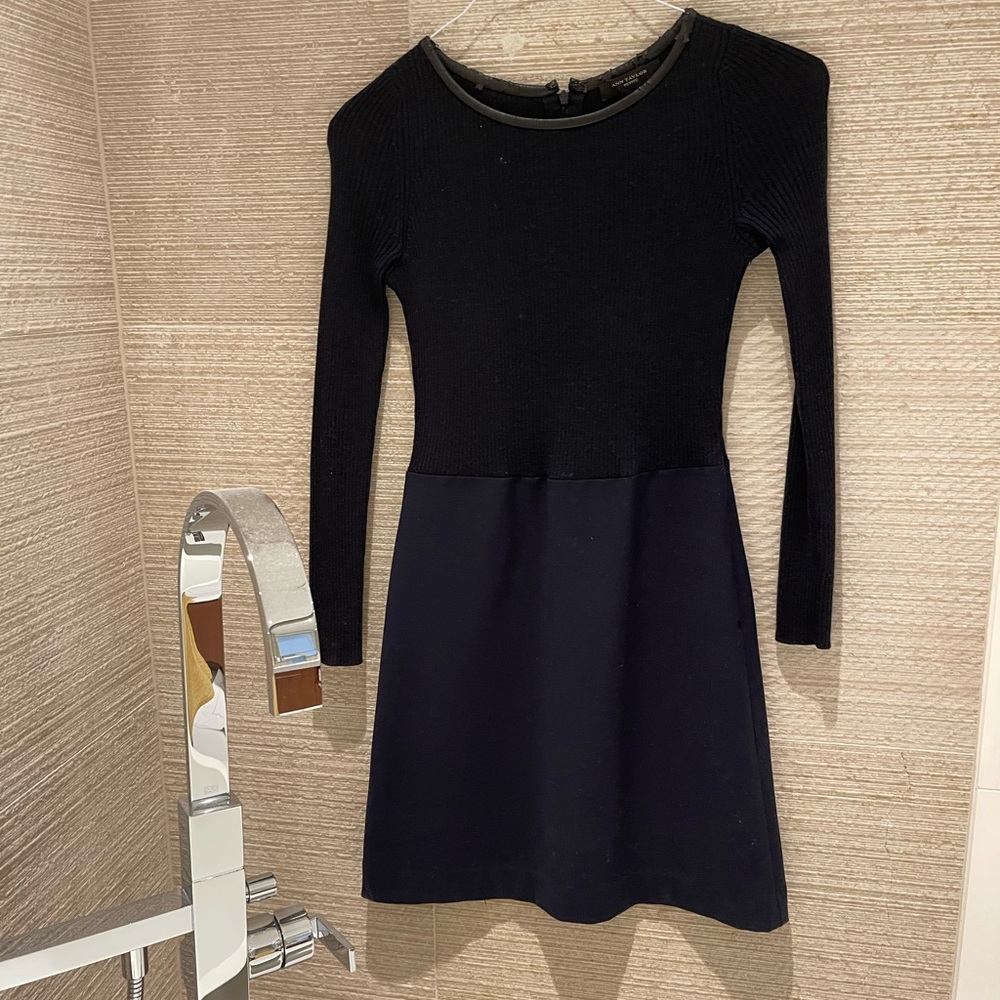 Ann Taylor Combo Sweater dress PXXS